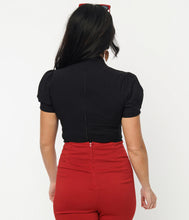 Load image into Gallery viewer, Black Chloe Top