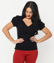 Load image into Gallery viewer, Black Chloe Top