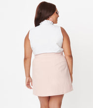 Load image into Gallery viewer, Light Pink Hearts Match Game Mini Skirt