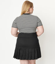 Load image into Gallery viewer, Black and White Striped Back To Basics Top