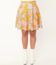 Load image into Gallery viewer, 70’s Retro Daisy Sweet Talk Skirt