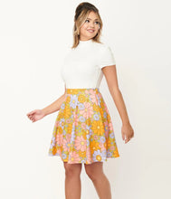 Load image into Gallery viewer, 70’s Retro Daisy Sweet Talk Skirt