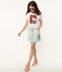 Hello Kitty Apple A Day Mini Skirt