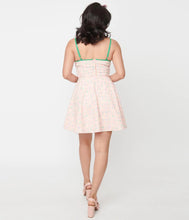 Load image into Gallery viewer, Pink and Rainbow Plaid Follow Your Heart Fit and Flare Dress