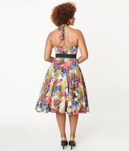 Load image into Gallery viewer, Tropical Botanical Print Tarrytown Hostess Dress