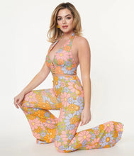 Load image into Gallery viewer, 70's Retro Daisy Find Your Flare Pants