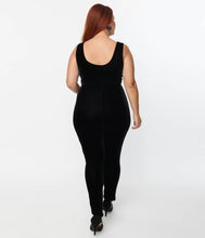 Load image into Gallery viewer, Black Velvet Spiderweb Shirt Dress and Jumpsuit Set