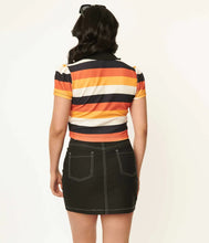 Load image into Gallery viewer, Candy Corn Stripes Crop Top