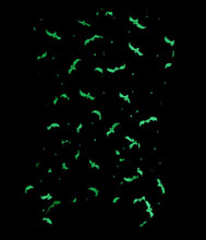 Load image into Gallery viewer, Black and Glow In The Dark Bat Print Mia Romper