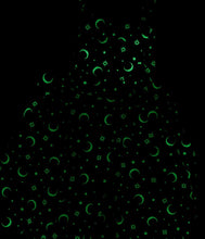 Load image into Gallery viewer, Black and White Moon Print Brionne Pinafore Skirt