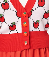 Load image into Gallery viewer, Hello Kitty Pink & Red Apple Cardigan
