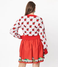 Load image into Gallery viewer, Hello Kitty Pink & Red Apple Cardigan