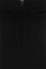 Load image into Gallery viewer, Sasha Black Fishtail Dress