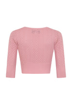 Load image into Gallery viewer, Pink Diamond Cuts Linda Cardigan