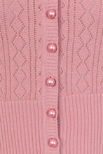 Load image into Gallery viewer, Pink Diamond Cuts Linda Cardigan