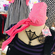 Load image into Gallery viewer, Spider and Web Acrylic Statement Necklace