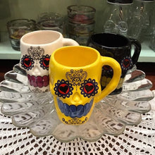Load image into Gallery viewer, 3D Sugar Skull Mugs