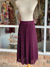 Load image into Gallery viewer, Black and Pink Stripe Maxi Skirt