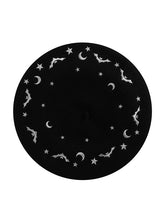 Load image into Gallery viewer, Spooky Night Celestial Bat Beret