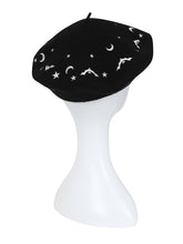 Load image into Gallery viewer, Spooky Night Celestial Bat Beret
