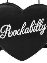 Load image into Gallery viewer, Rockabilly Mini Heart Purse