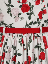 Load image into Gallery viewer, Jemima Rose Dance Swing Dress