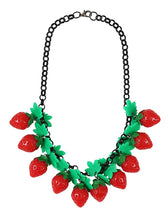 Load image into Gallery viewer, Mini Strawberries Necklace