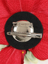 Load image into Gallery viewer, Red and White Miranda Hair Flower