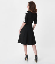 Load image into Gallery viewer, Skeleton Bones Graves Swing Dress