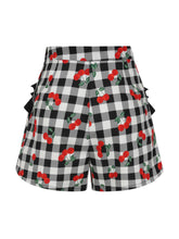 Load image into Gallery viewer, Emilia Gingham Cherry Frills Shorts