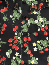 Load image into Gallery viewer, Wild Strawberries Frill Top