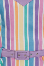 Load image into Gallery viewer, Nova Rainbow Stripes Swing Dress