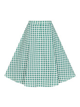 Load image into Gallery viewer, Veronica Strawberry Gingham Swing Skirt