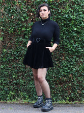 Load image into Gallery viewer, Adore Velvet Skater Skirt