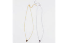 Load image into Gallery viewer, Evil Eye Heart Enamel Charm Pendant- More Finishes Available!