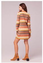 Load image into Gallery viewer, Dazed and Confused Retro Striped Lurex Dress