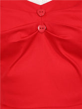 Load image into Gallery viewer, Dolores Red and White Sweetheart Mini Doll Dress