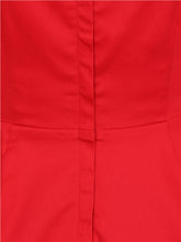 Load image into Gallery viewer, Dolores Red and White Sweetheart Mini Doll Dress