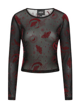Load image into Gallery viewer, Winnie Moth Moonlight Mesh Top