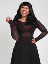 Load image into Gallery viewer, Winnie Moth Moonlight Mesh Top