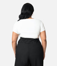 Load image into Gallery viewer, White Rosemary Sweetheart Top