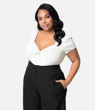 Load image into Gallery viewer, White Rosemary Sweetheart Top