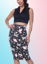 Load image into Gallery viewer, High Times Floral Pencil Skirt
