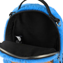 Load image into Gallery viewer, Cookie Monsters Sesame Street Fuzzy Wristlet Purse