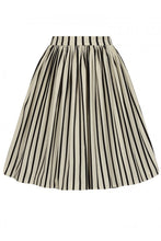 Load image into Gallery viewer, Jasmine Ghost Black and White Stripe Skirt