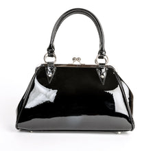 Load image into Gallery viewer, Shock Me Red and Black Kisslock Handbag