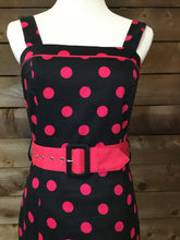 Load image into Gallery viewer, Red Polkadot Wiggle Dress