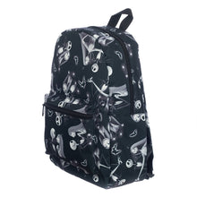 Load image into Gallery viewer, Jack and Sally Black and White Backpack