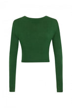 Load image into Gallery viewer, Kimberly Green Knitted Bolero Cardigan
