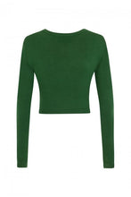Load image into Gallery viewer, Kimberly Green Knitted Bolero Cardigan